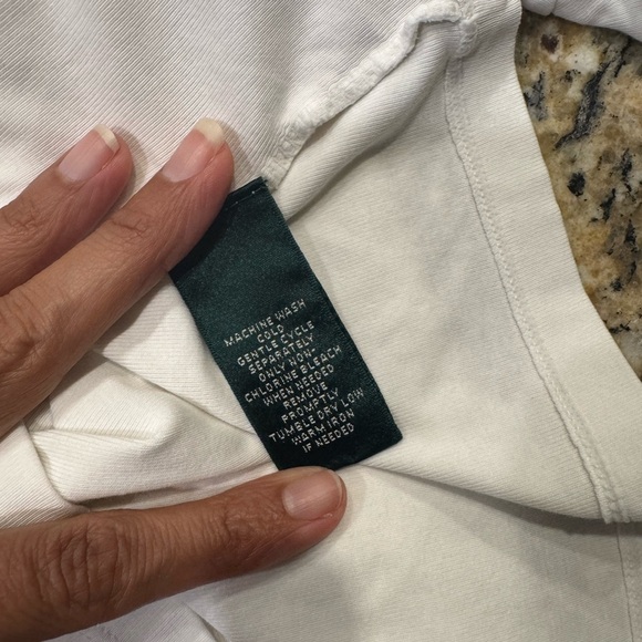 Ralph Lauren Stretch Cotton Boatneck Tee - Picture 6 of 6